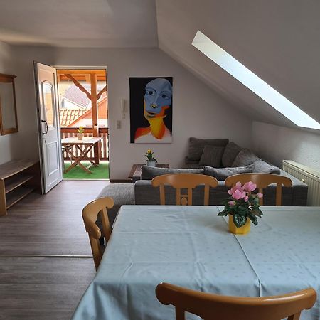 Ferienwohnung Weisskopf Alkersleben 외부 사진